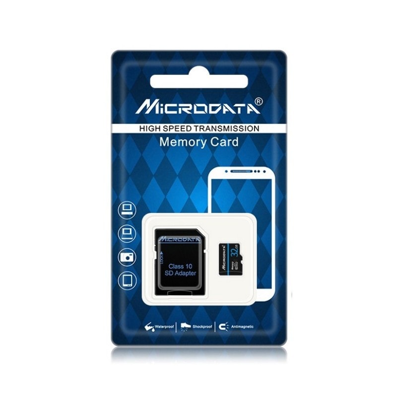 Micro SD / TF Minneskort 32GB med SD Adapter